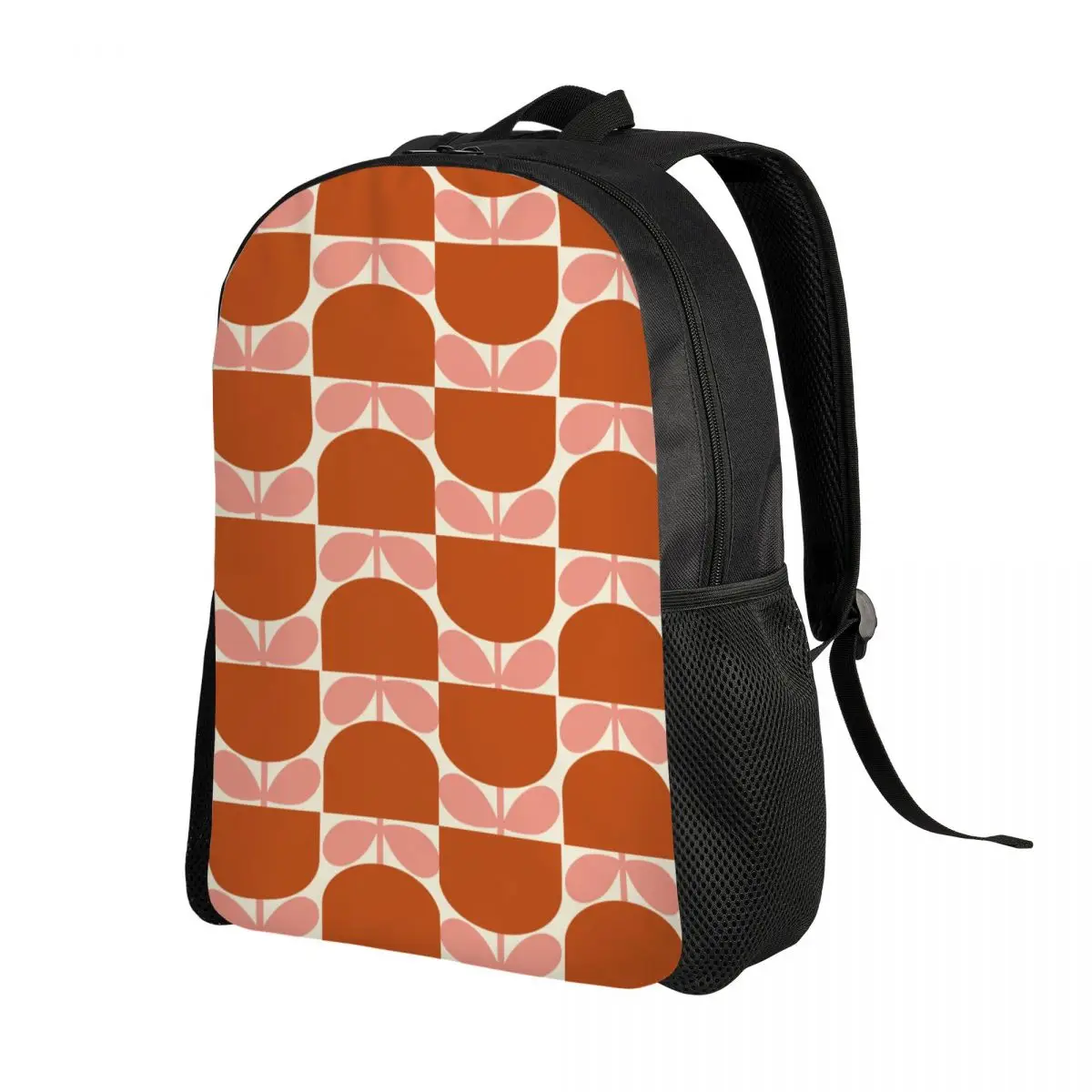 Custom Print Block Tulip Orla Kiely Backpack for Women Men Water Resistant School College Bag Printing Bookbag