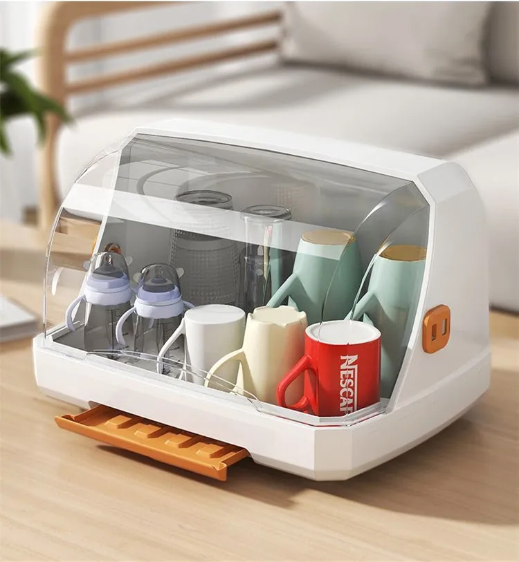 

Desktop Teacup Creative Storage Box Household Kitchen With Cover Water Cup Coffee Cup Drain Rack Cup Organizer Rack