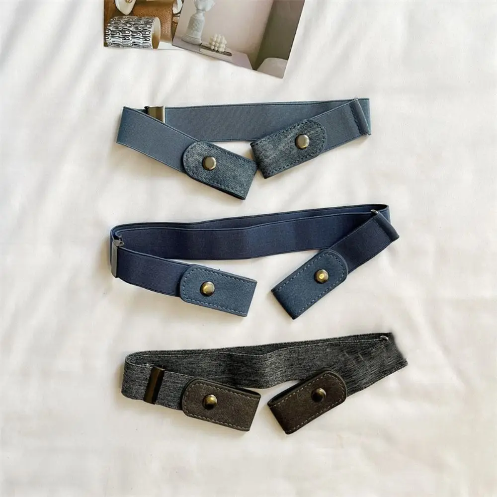 

Lazy Belt Without Buckle Elastic Belt Traceless Stealth Buckle Free Belt Japanese Decoration Elastic Pants