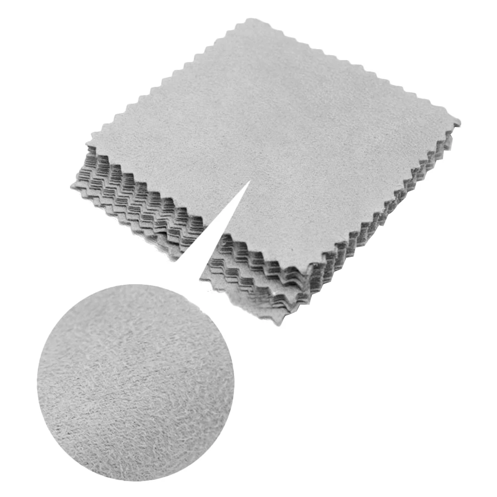 

50 Pcs Cleaning Cloth Jewelry Dusters for Wipes Polishing Wiping Cleaner Rag