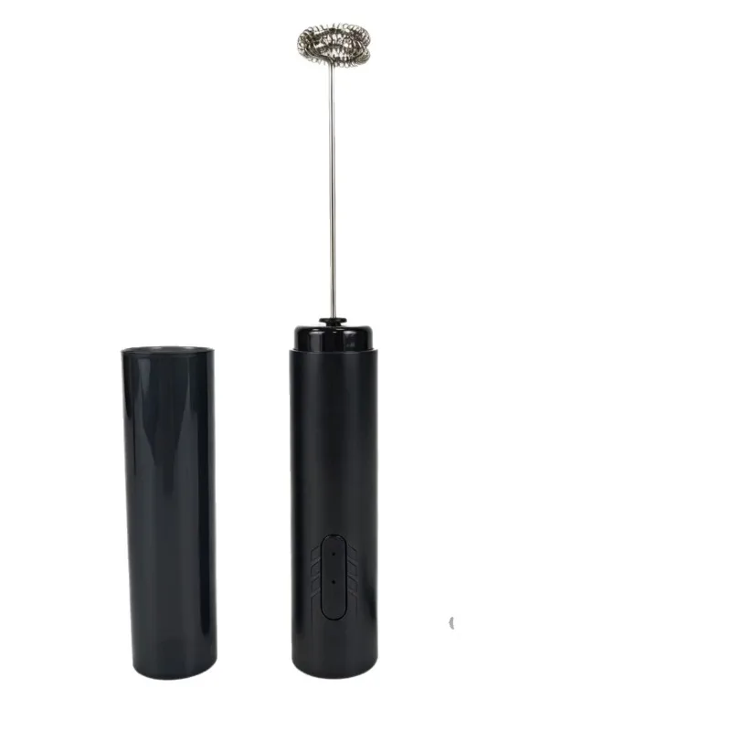 Potente batidor de cocina, espumador de leche, espumador de mano para preparar lattes, batidor para bebidas, mezclador de café, batidor de huevos eléctrico y recargable.