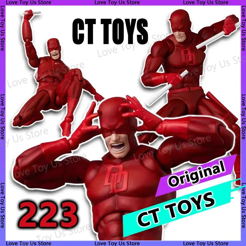 ألعاب Ct الأصلية Daredevil Mafex 223 نموذج عمل عالي التفاصيل هدية مثالية لمحبي الرسوم المتحركة