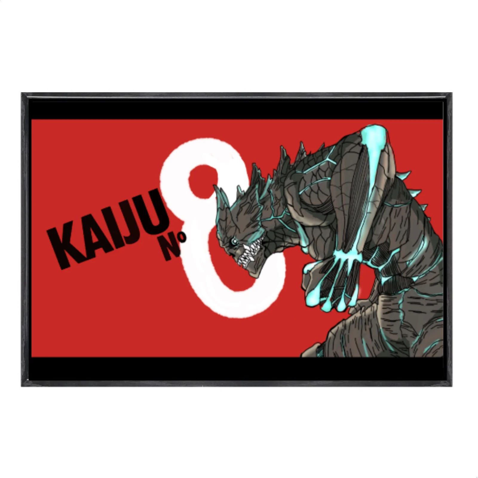 

Japanese Manga Multi-Size Canvas Poster Double Framed Wall Art,Kaiju No 8 Home Decor for Living Room Bedroom