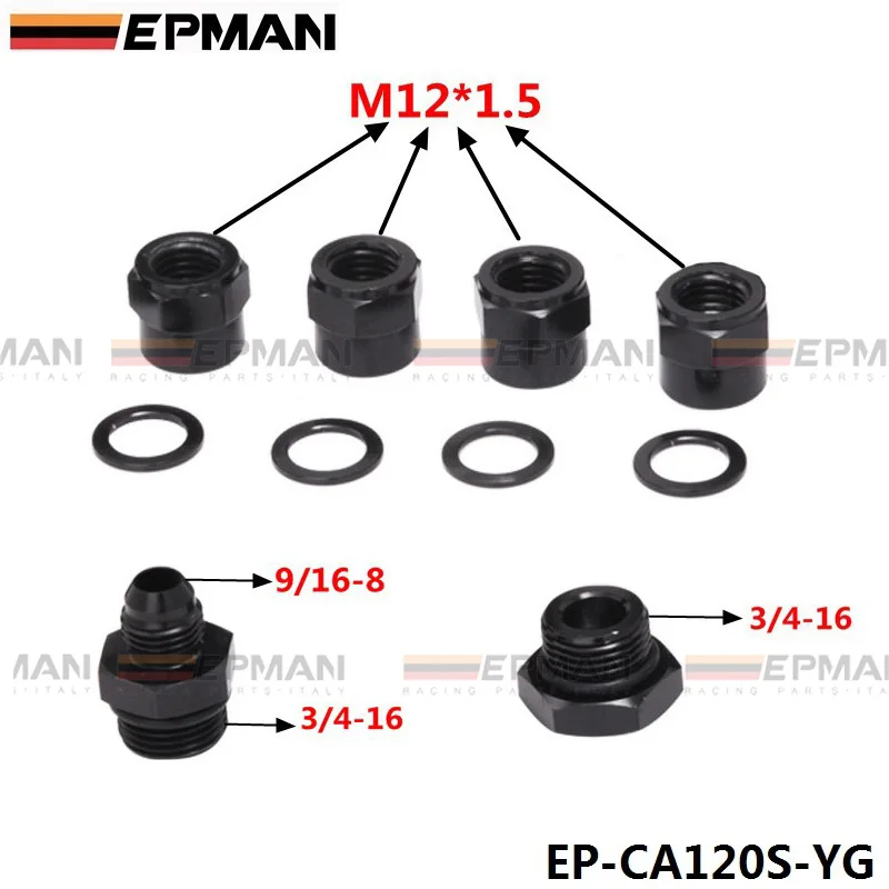 EPMAN Billet Aluminum Assembly Twin Fuel Pump Outlet Manifold for EPMAN 044 Fuel Pump For BMW E39 Android EP-CA120S-YG