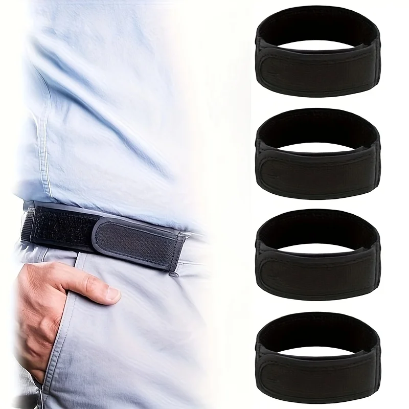 Adjustable Elastic Waist Belts - No-Buckle Invisible Belt for Jeans & Pants, Comfortable and Easy to Use