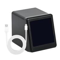 Weather Station Clock Small Digital Weather Forecast Rechargeable Home Humidity Monitor Date Time Desktop Smart Control Alarm