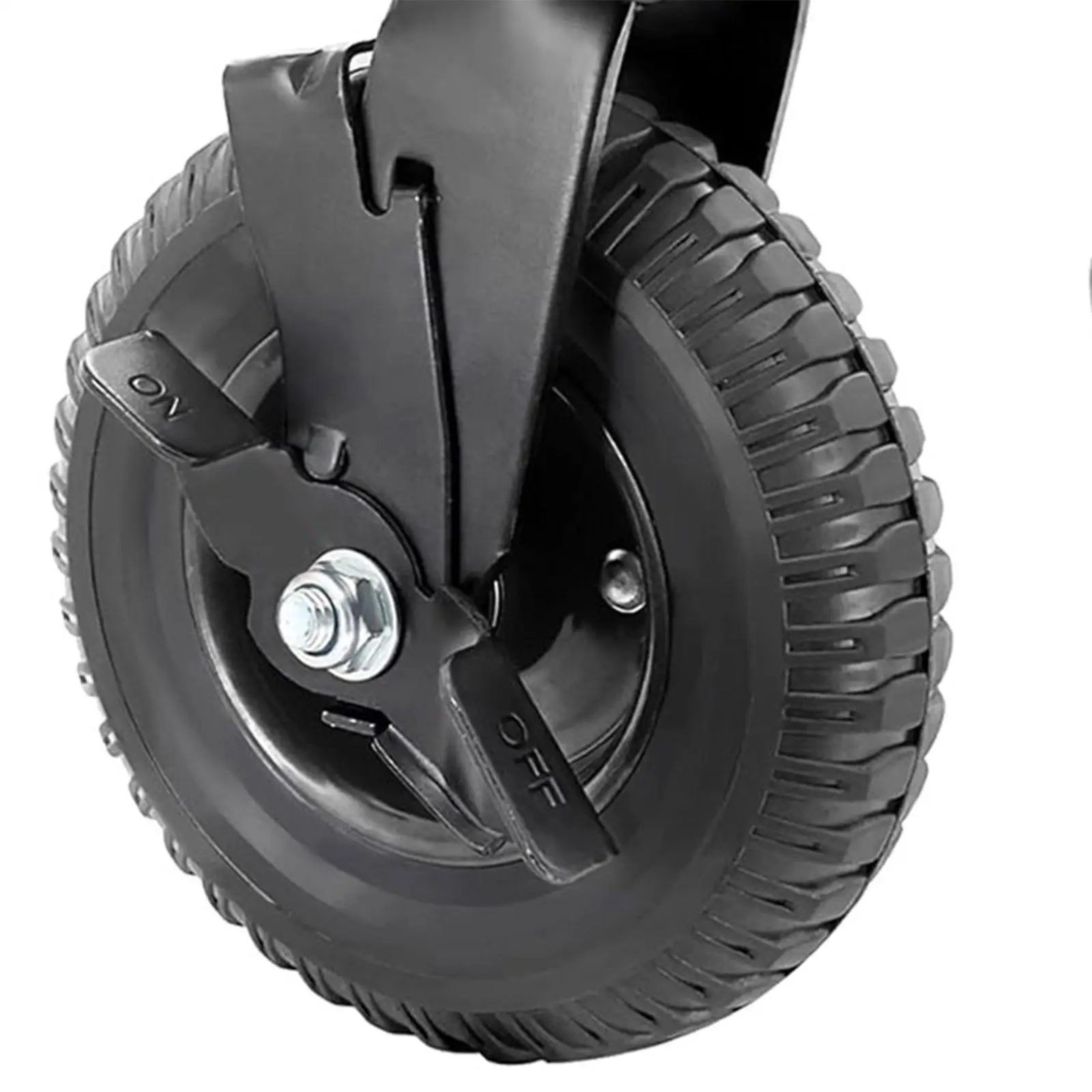 Heavy Duty Spring Loaded Gate Caster Wheel 600lbs Capacity 360 Degree Swivel for Wooden Metal Fence Gate Outdoor