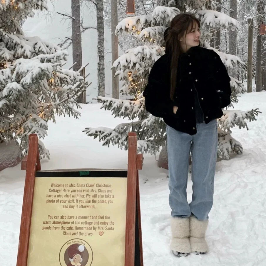 TheBarnet المرأة ort down Jaet سترة خمر المخملية فضفاضة تناسب مقنعين أوزة أسفل ملابس خارجية الشتاء تخفيف Sle Thiened