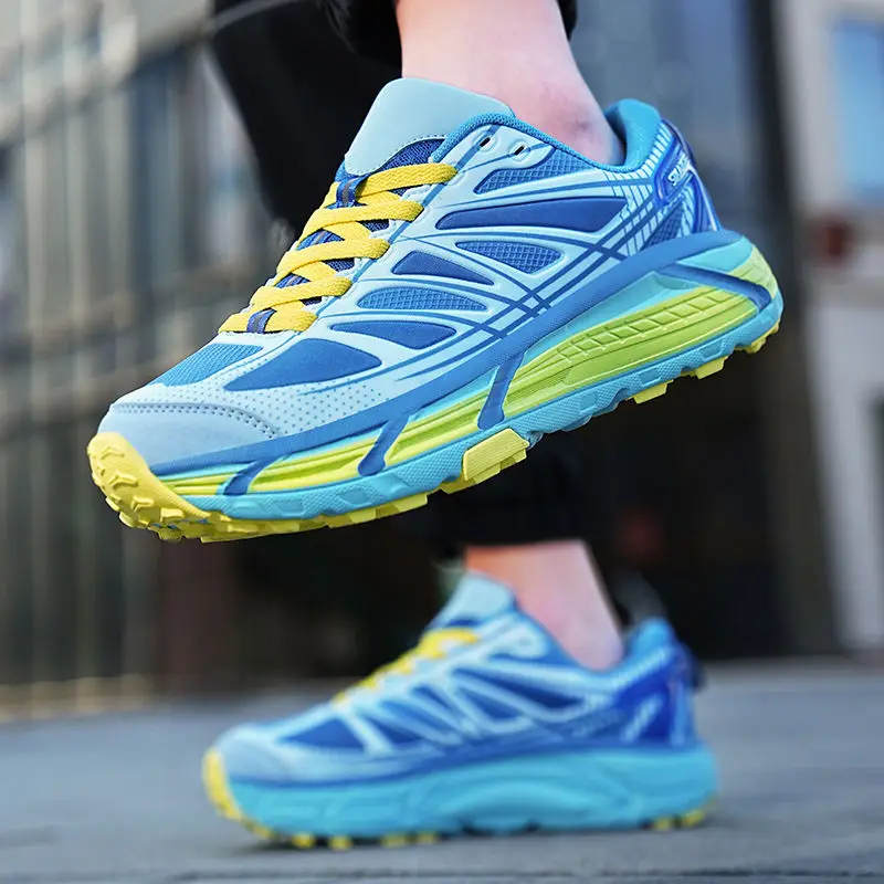 

2025 New Sports Shoes Mens Breathable Tennis Shoes Wear-resistant Mens Hiking Shoes Trail Running Shoes Anti-slip