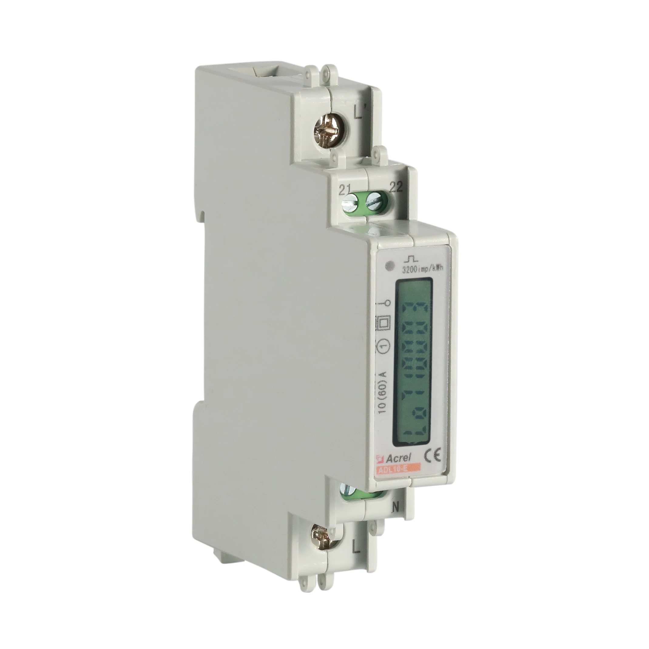 ADL10-E/C Bidirectional Single phase smart power meter for Energy consumption monitor system max input current 60A