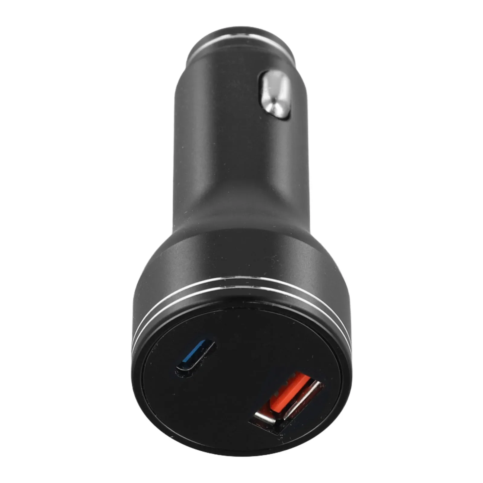 

For Cars For Laptops Dual Port Output For Travel Black Aluminum Alloy Construction Automatic Overcharge Protection