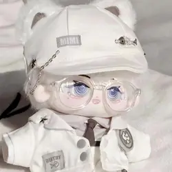 20cm Cotton Doll Handsome Clothes Suits White Leasure Sports Clothing Set Cool Boy Style Black Meow Deacon Hoodless Dolls Cloths
