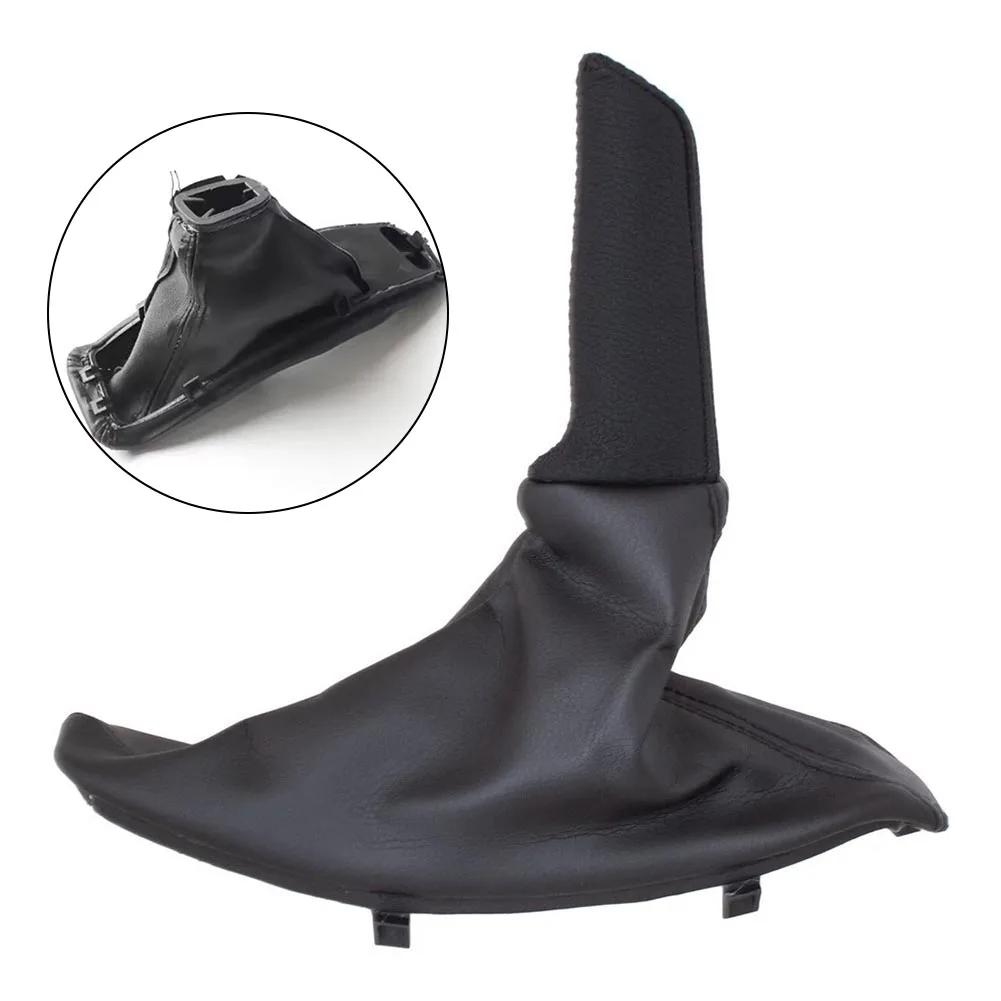 

Leather Car Gear Shift Knob Gaitor Boot Cover Handbrake Cover 7155622 For BMW 3 E90 E91 E92 E93 Replacement Parts