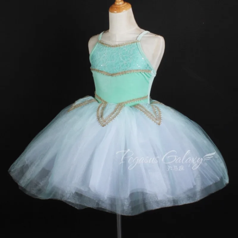 Crianças meninas profissional ballet desempenho collants ginástica tutu bodysuit ballet dança saias vestido traje para