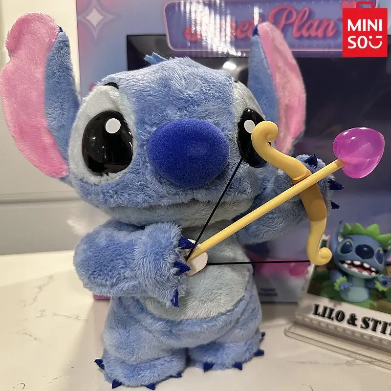 

MINISO Disney Lilo and Stitch Series Secret Ops Theme Desktop Ornaments Decoration Animation Peripheral Birthday Gift Toys