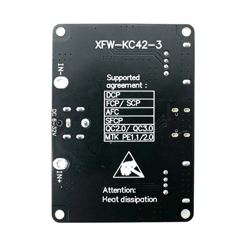 WAVGAT  6V-32V to 5V/12V DC-DC Step-Down Converter with Multiple Fast Charging Ports 3-Channel Fast Charging Buck Module