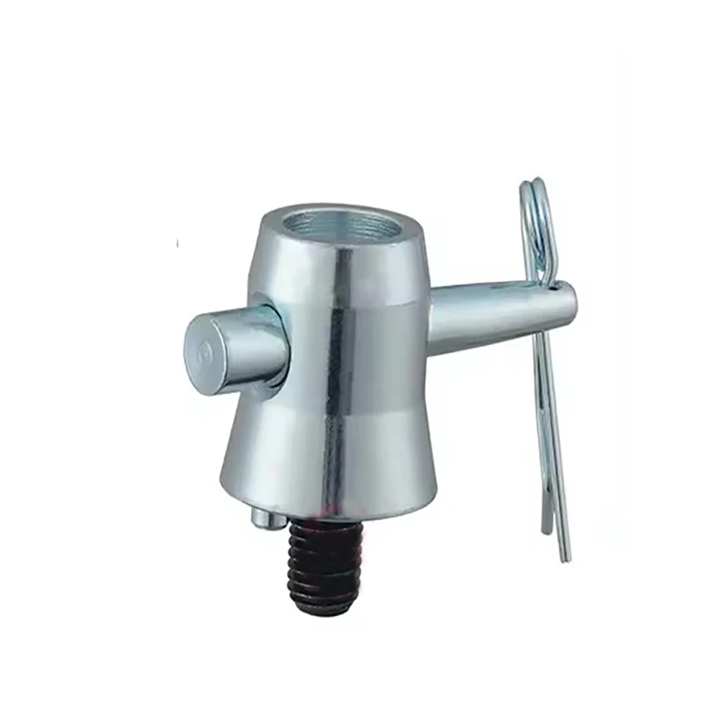 10Pack Silver Aluminum Half Conical Coupler with Clips Pins for Stage Truss Trusses Fit F34 for Stage Moving Head Clamp Hook