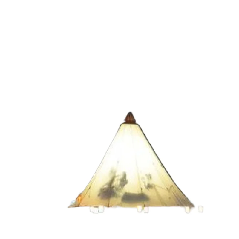 

Camping Windproof Waterproof Indian Pyramid Camp Fire Four Seasons Tent