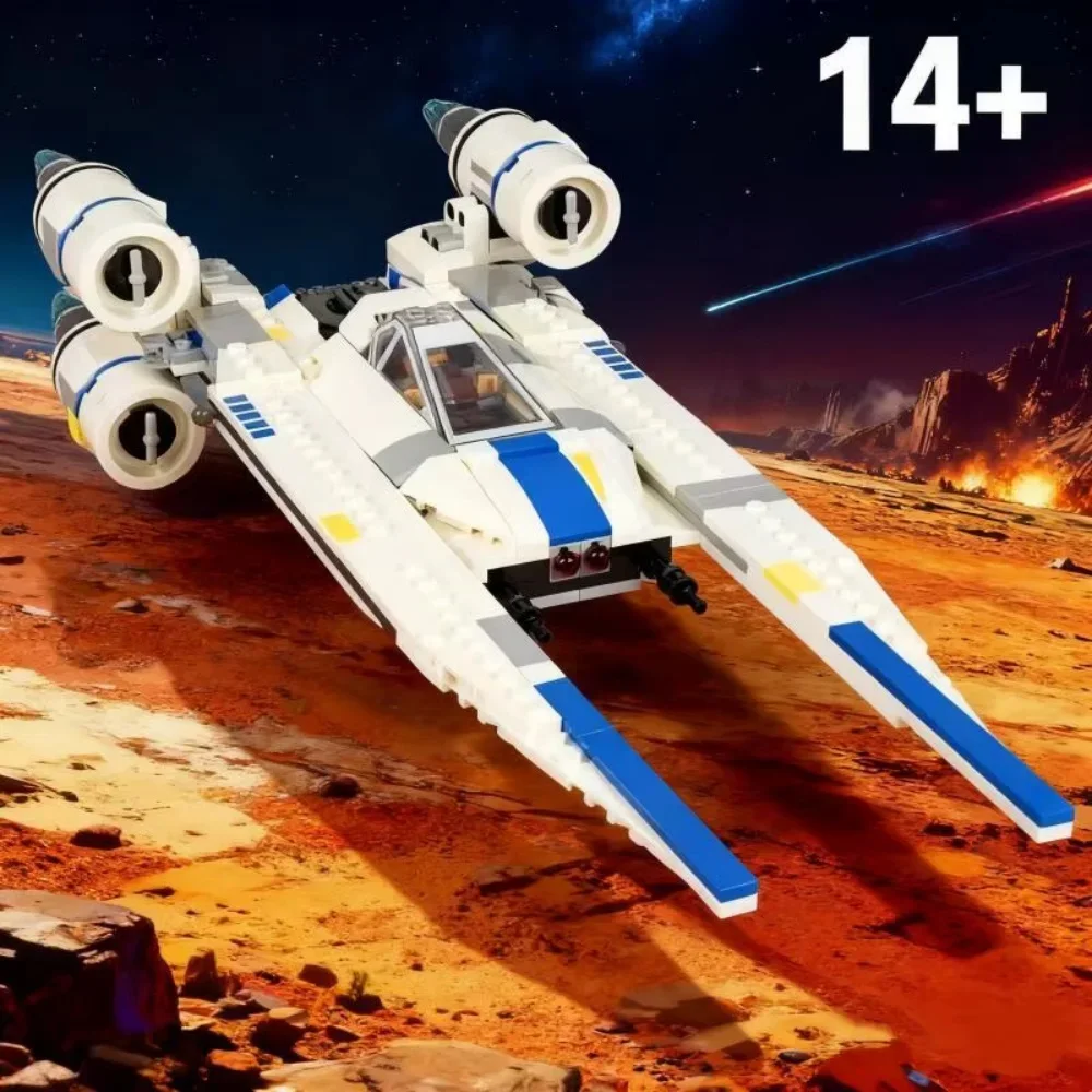 

2026NEW 75399 U-Wing MOD Fighter Galaxy Wars Space Battleship Building Blocks DIY Model Assembly Toy Christmas Birthday Gift