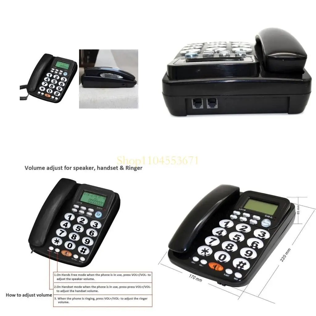 Best Seller English Home Offices Telephone with Caller Identity Simple Communication and Productivity Efficiency Communication