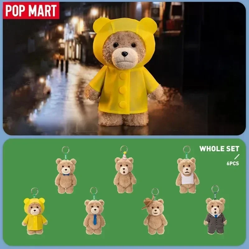 

POP MART GONG Ted2 Series слепая коробка Guess Bag украшение для рабочего стола милая модель подарок игрушки для девочек аниме