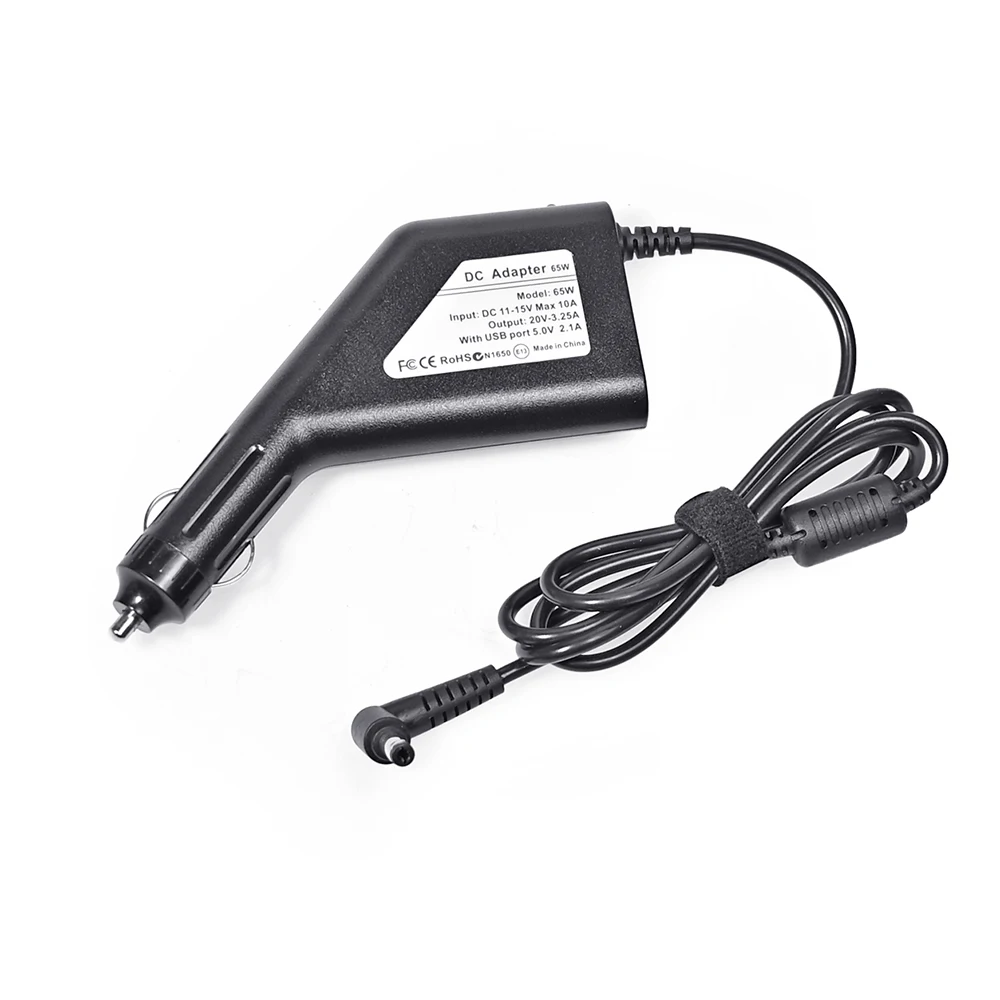 Car Charger 20V 3.25A 65W Universal Laptop Power Adapter Charger for Lenovo Asus Acer Dell HP Samsung Toshiba  with 9 Connectors