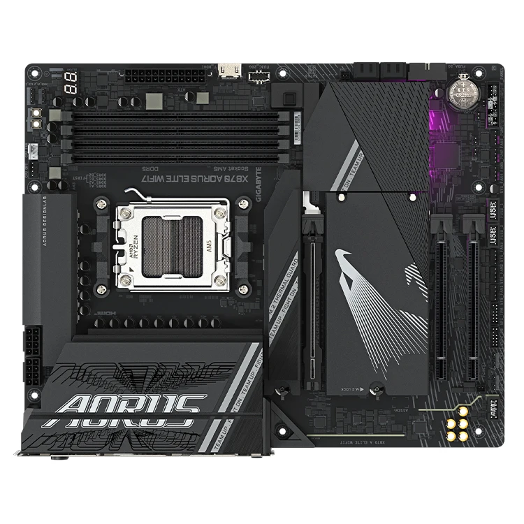 X870 AORUS ELITE WIFI7 AM5 Socket ATX AI PC Motherboard Upports AMD Ryzen 9000/8000/7000 Series CPU Gaming Motherboard