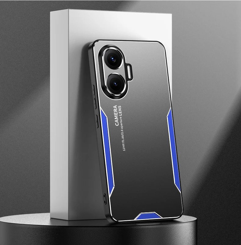 Für Poco F7 Fall Metall Aluminium Schutz Objektiv Frost Verhindern Fingerabdrücke Metall + TPU Abdeckung Für Poco F7 – Detail 13