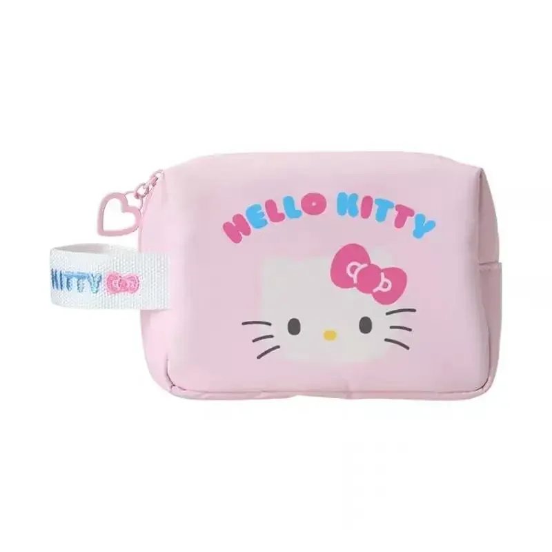 

Новая косметичка Hello Kitty Kuromi, мультяшная косметичка, студенческая сумка для хранения Cinnamoroll, сумки для девочек для женщин