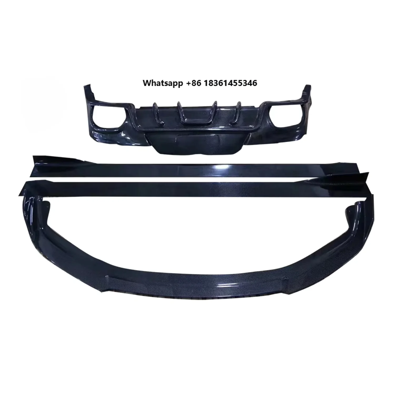 

For Panamera 970 Gts Turbo S 2014-2017 Rear Bumper Guard Car Styling Carbon Fiber Front Rear Lip Diffuser Spoiler