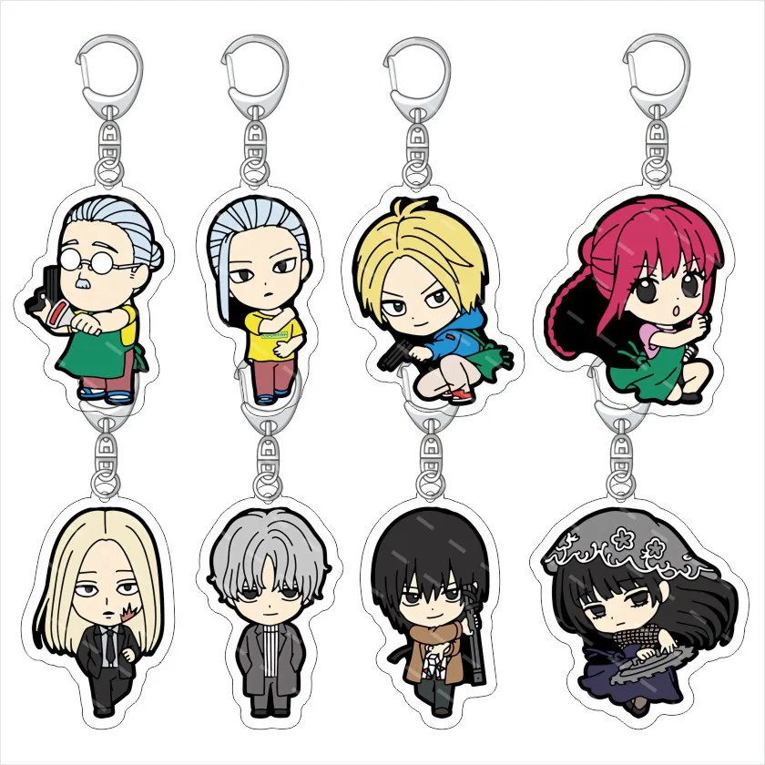 

Cute Cartoon SAKAMOTO DAYS Acrylic Keychain Figure HD Anime Peripherals Arrangement Office Car Bag Pendant Wholesale 6cm
