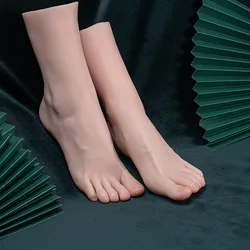 Lifelike All Bone Silicone Feet Model Beauty Shooting Props Art Sexy Mannequin On Promotion Size 37