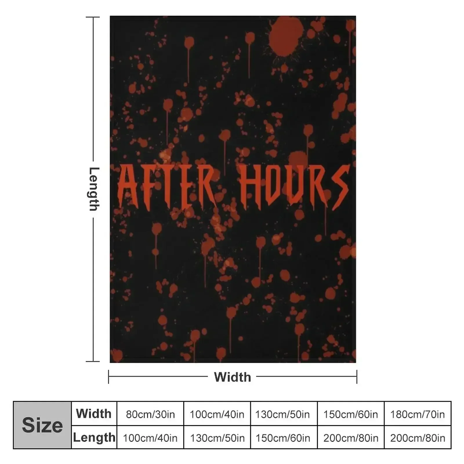 New After hours print Throw Blanket couch cozy soft plush fuzzy picnic outdoor blanket