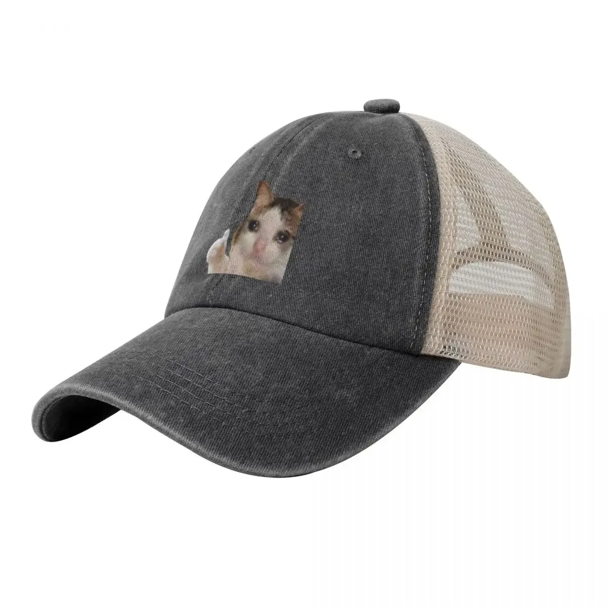 Sad Cat Thumbs Up Baseball Cap Golf Designer Hat Military Tactical Cap Men's Caps Women's