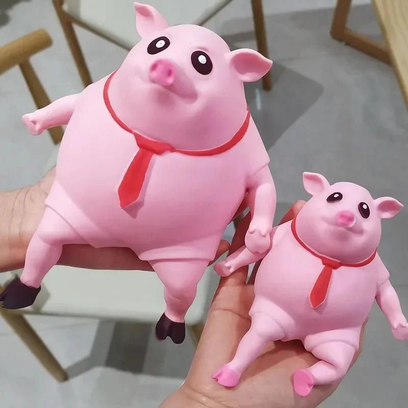 Kawaii Squeeze Pink Pigs Antistress Toy Squeeze Animals Lovely Piggy Doll Stress Relief Toy Decompression Birthday Kids Gifts