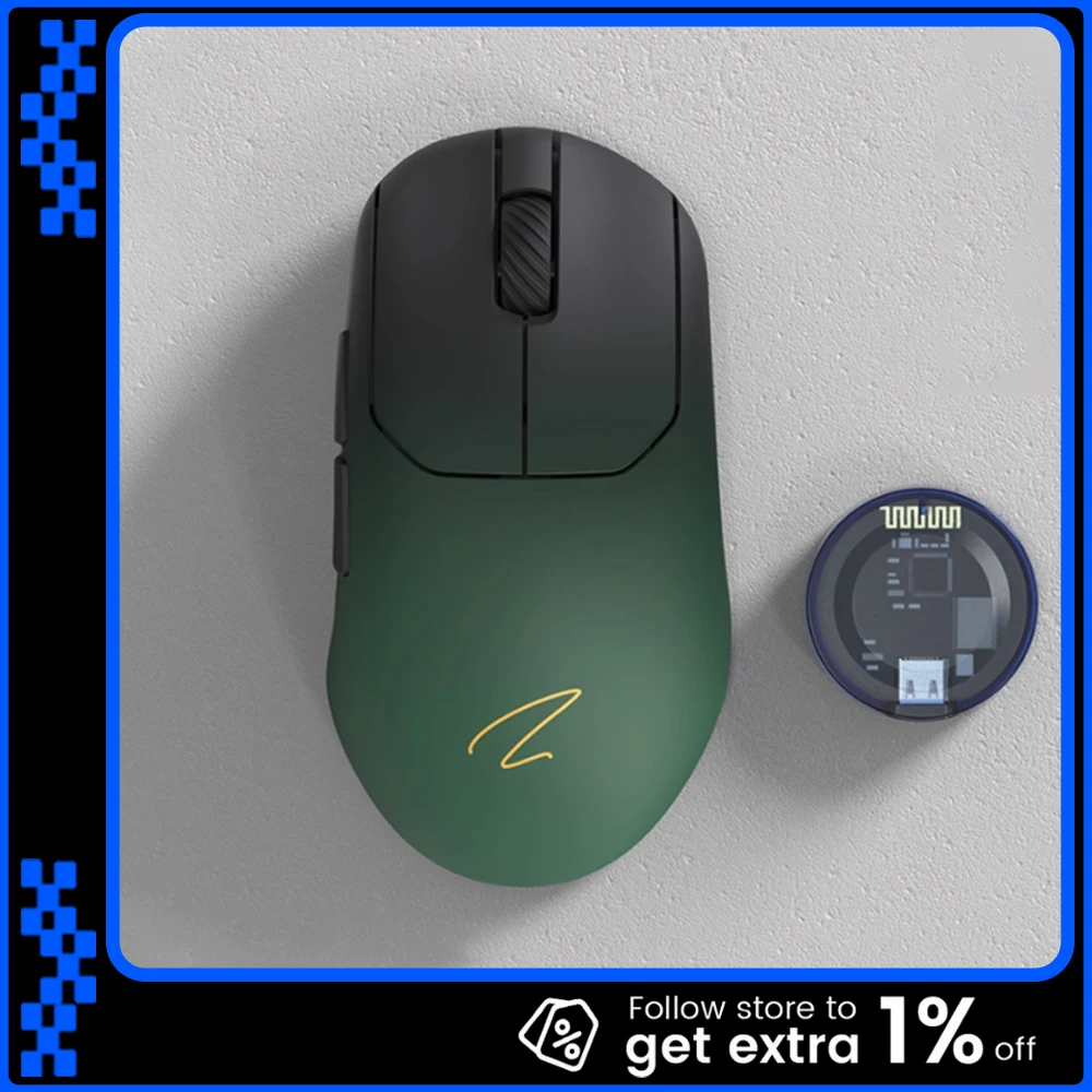 

Zaopin ZPW MAX Wireless Mouse 8K Paw3395/Paw3950 Nordic 52840 Three Mode Gaming Mouse Lightweight Custom 6 PC Gamer Accessories