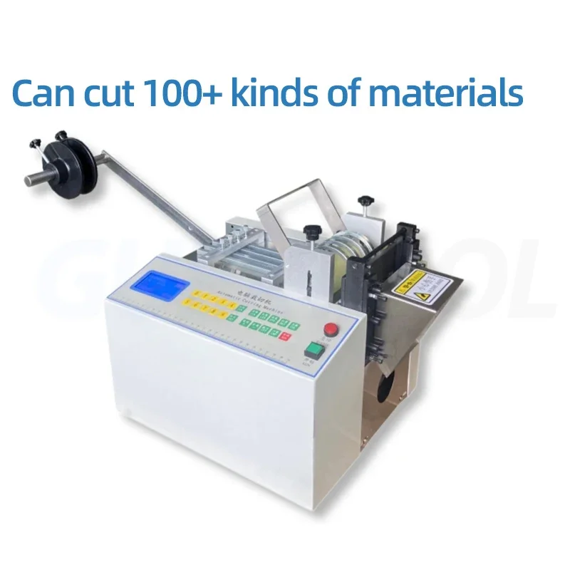 Hot Automatic Cutting Tube Machine 11v-230v PE PU PVC Heat Shrink Sleeve Shrinking Tube Cutter 0-100MM Tape Belt Cold Cutting