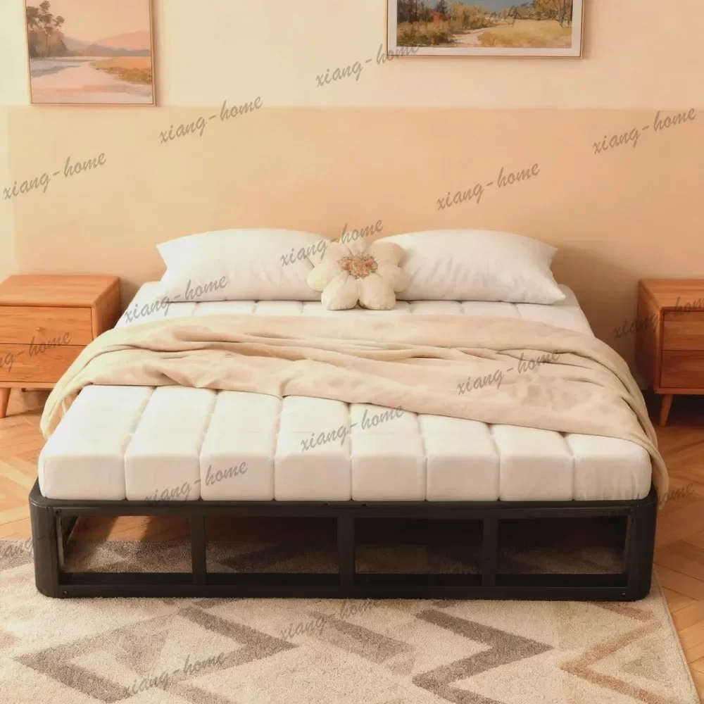 FG Vipbear WEUP 5‑Inch Queen Size Bed Frame, Heavy‑Duty Sturdy Steel, No Box Spring Needed, Rounded Corners Design
