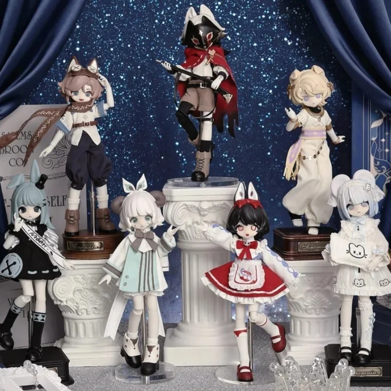 Midnight Lullaby Series 1/12 Bjd Dolls Blind Box Mystery Box Cute Action Anime Figure Kawaii Model Gift