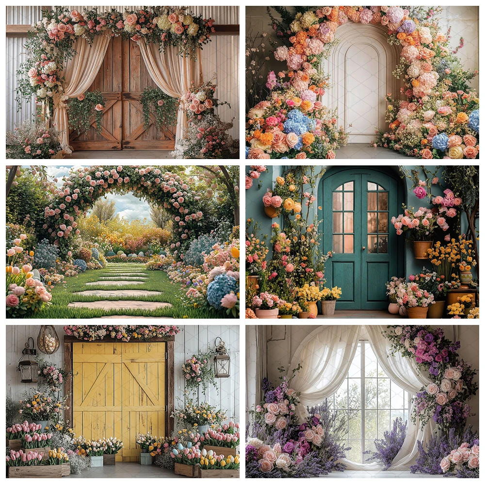 

Boho Floral Indoor Birthday Party Backdrop Window Pampas Grass Arch Door Wedding Maternity Party Portrait Photography Background