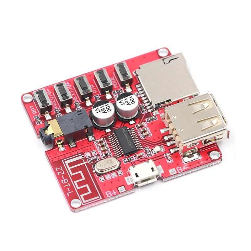 Bluetooth MP3 decoding module audio receiver board lossless car speaker amplifier modification Bluetooth 4.1 circuit DIY