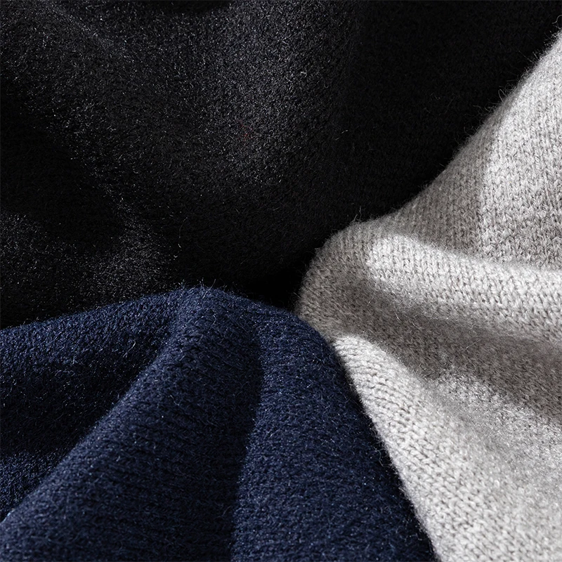 Hochwertige Herren Neue Langarm-Strickjacke Rundhals Einreihig Tiermuster Strickwaren Modischer Trend Herrenbekleidung – Detail 9