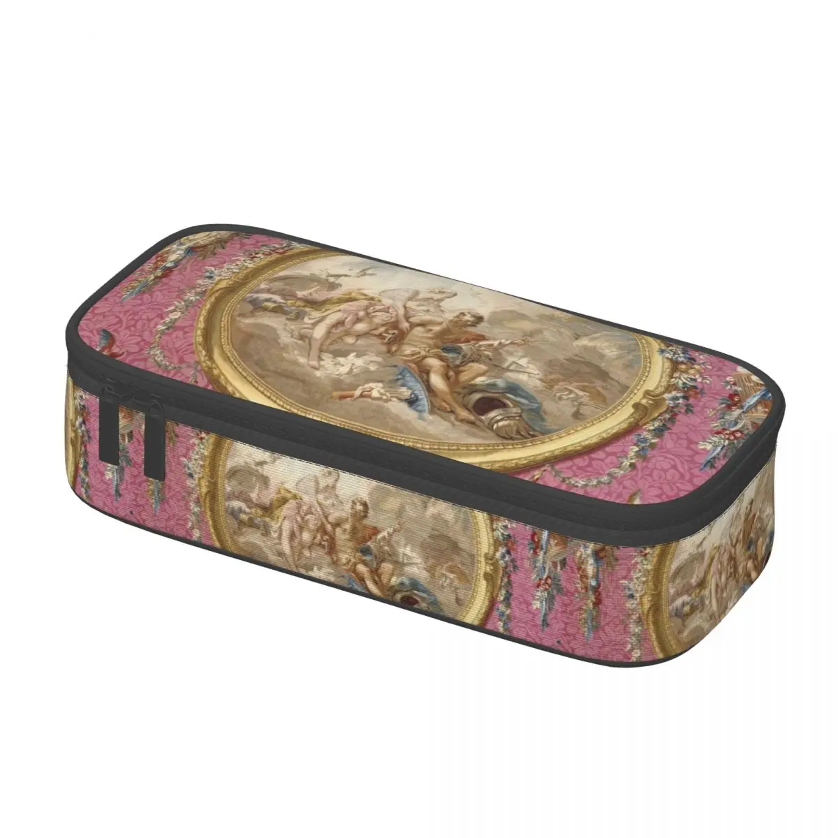Custom Venus Aux Forges Pencil Cases for Girl Boy Large Capacity Boucher Rococo Renaissance Pen Box Bag School Accessories
