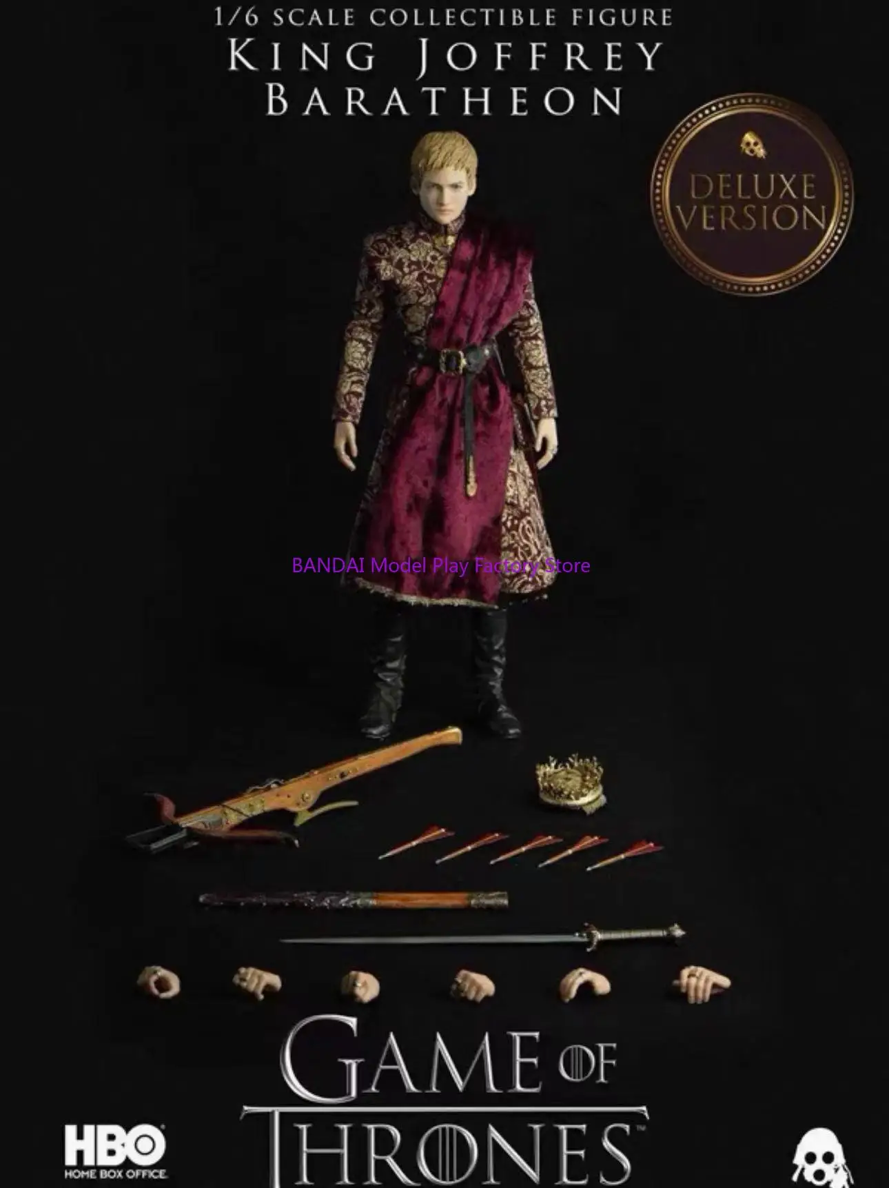 

Threezero 3Z0070 1/6 Scale Male Solider King Joffrey Baratheon Full Set Action Figure Model for Fans Gifts Collection