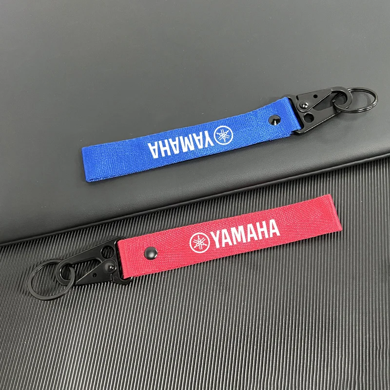 Nylon Motorcycle Key Chain Ring Strap Waist Wallet Keyrings for Yamaha R1 R3 R25 Mt-09 Gift Pendant Keychain Accessories