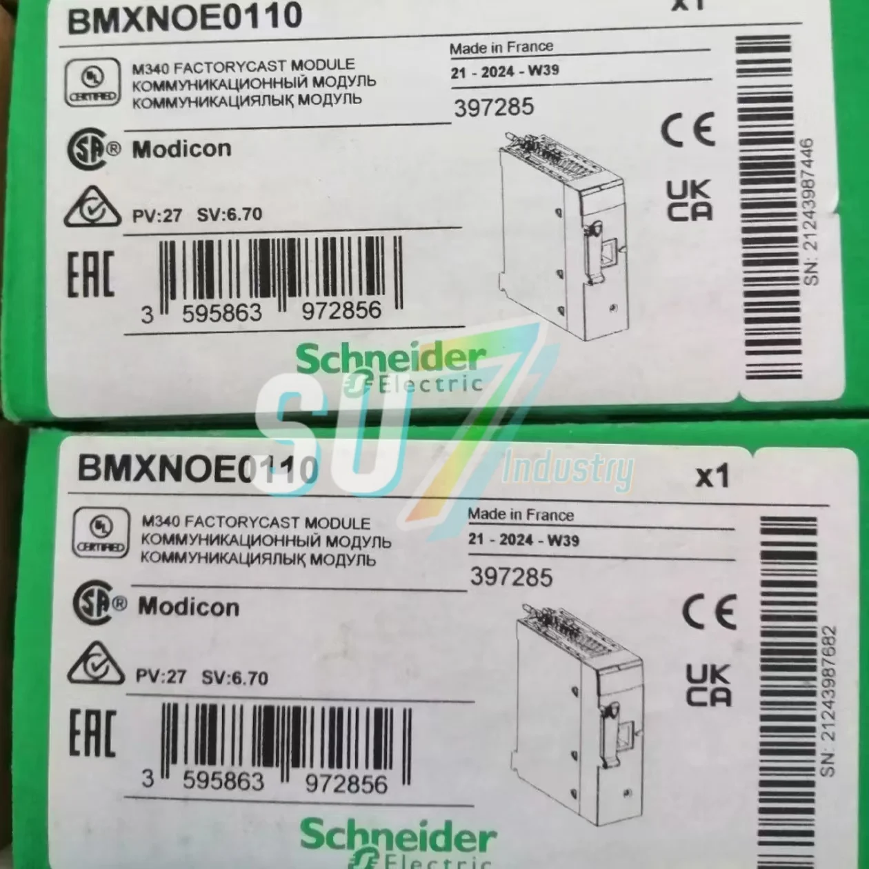 Módulo PLC BMXFTB4000 BMXNOE0110 original novo
