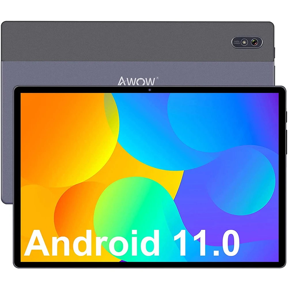 AWOW 10 10.1 Inch WIFI 4G call  T618 Octa Core 4G Ram 128GB Rom Android 11 1920*1200 IPS Tablet Tablette PC