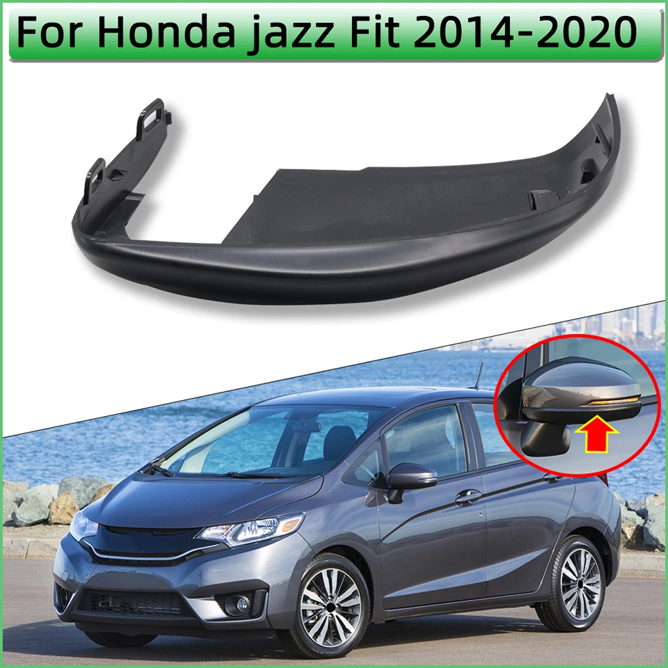 Wing Side Mirror Lower Cover Shell Car External Rearview Mirror Lower Cap For Honda Fit Jazz 2014-2020 Car Accessories