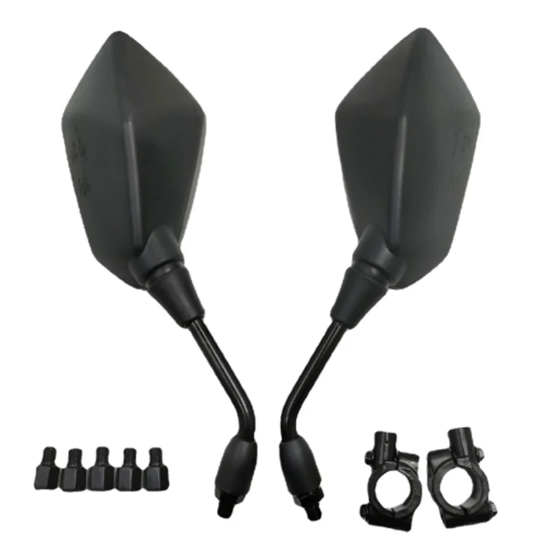 

Motorbike Scooter E-Bike Rearview Mirror 10Mm Universal Electromobile Back Side Convex Mirror