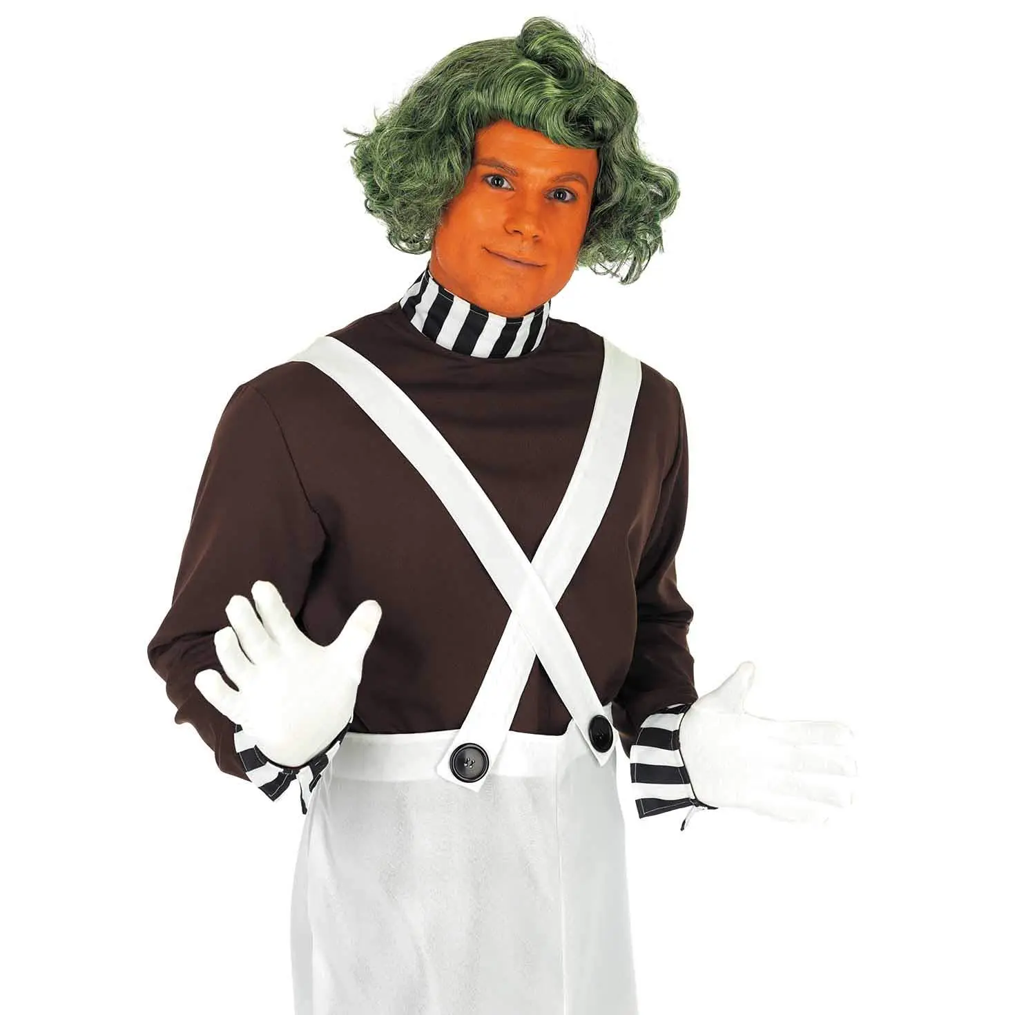 Movie Loompa Oompa Cosplay Costume Adults Kids Chocolate Factory disguise Clothing Halloween Carnaval Party Suit